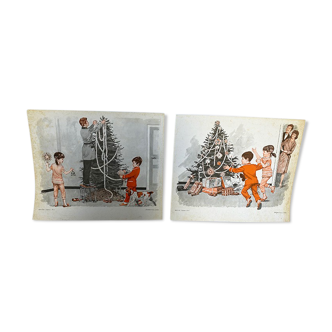 Lot posters ' snow & christmas '