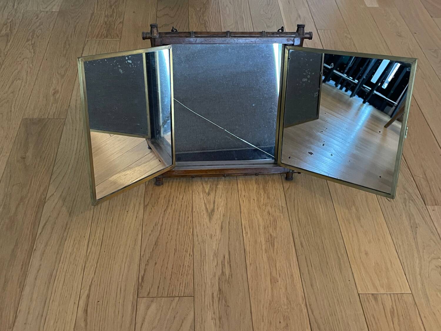 Miroir tryptique à poser ou accrocher