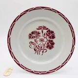 6 dessert plates KG Lunéville. Model "Annecy"