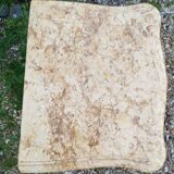 Pair of Louis XV style bedside tables with marble top