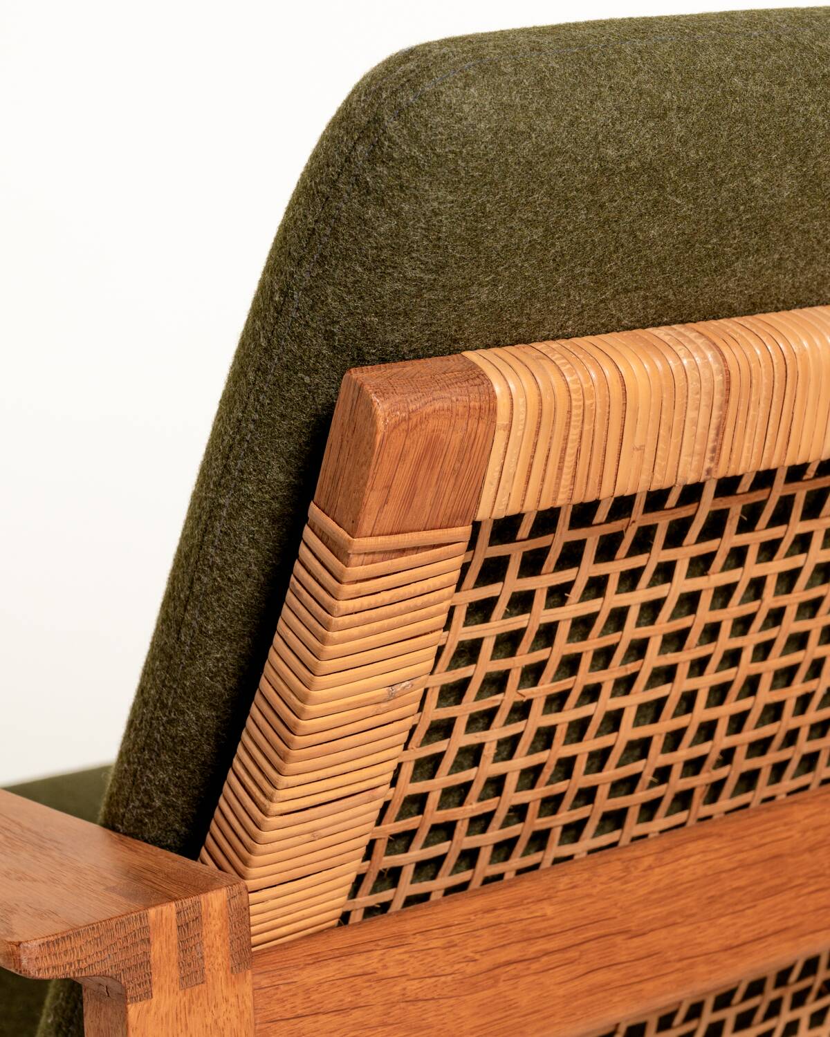 Pair of “Medestolen” armchairs by Børge Mogensen for Fredericia, 1956-57