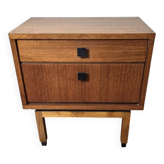 Scandinavian teak bedside table from the 60s