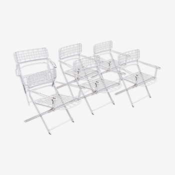 Suite de 6 chaises/fauteuils de jardin