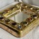 Ceramic mirror by manon thomas (vallauris) vintage 1960