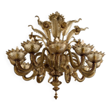 Large Murano glass chandelier – 12 lights – early 20th century