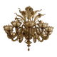 Large Murano glass chandelier – 12 lights – early 20th century