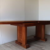 Modernist solid oak dining table, 1940