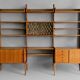 Freestanding storage unit in teak Ergo, Vintage Scandinavian 1960s