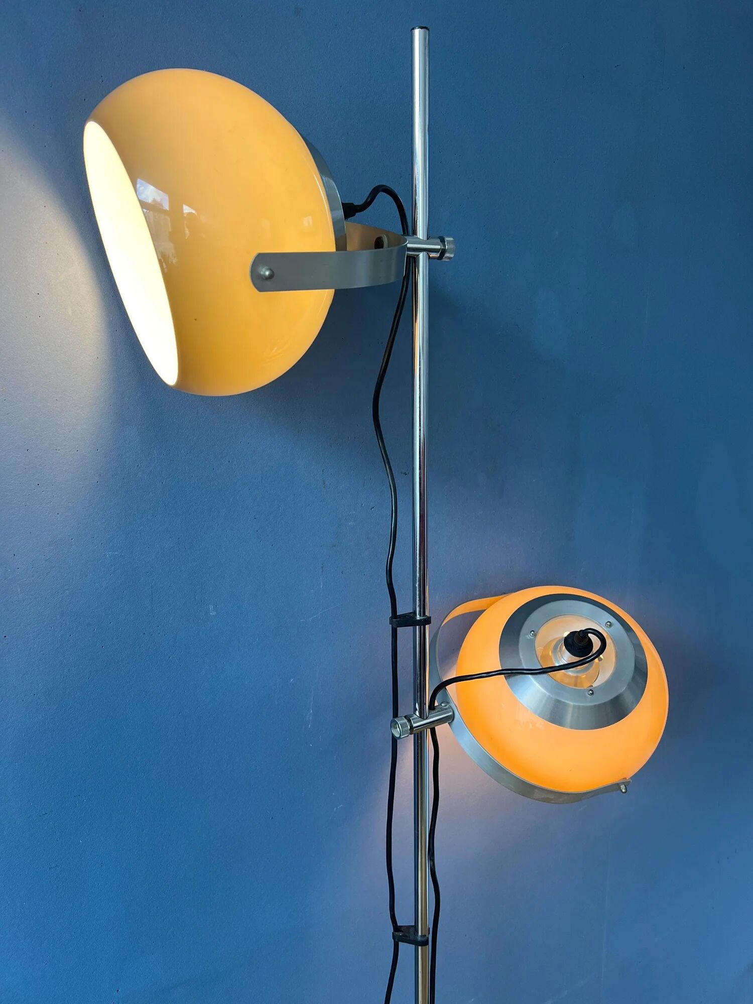 Mid-century space age mushroom floor lamp by Hala