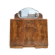 Ancien meuble Art Déco en noyer années 40-50