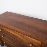 Commode Biedermeier, France, 19ème siècle, Bois de noyer massif