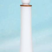 Lampe de table nordique en verre vintage Holmegaard