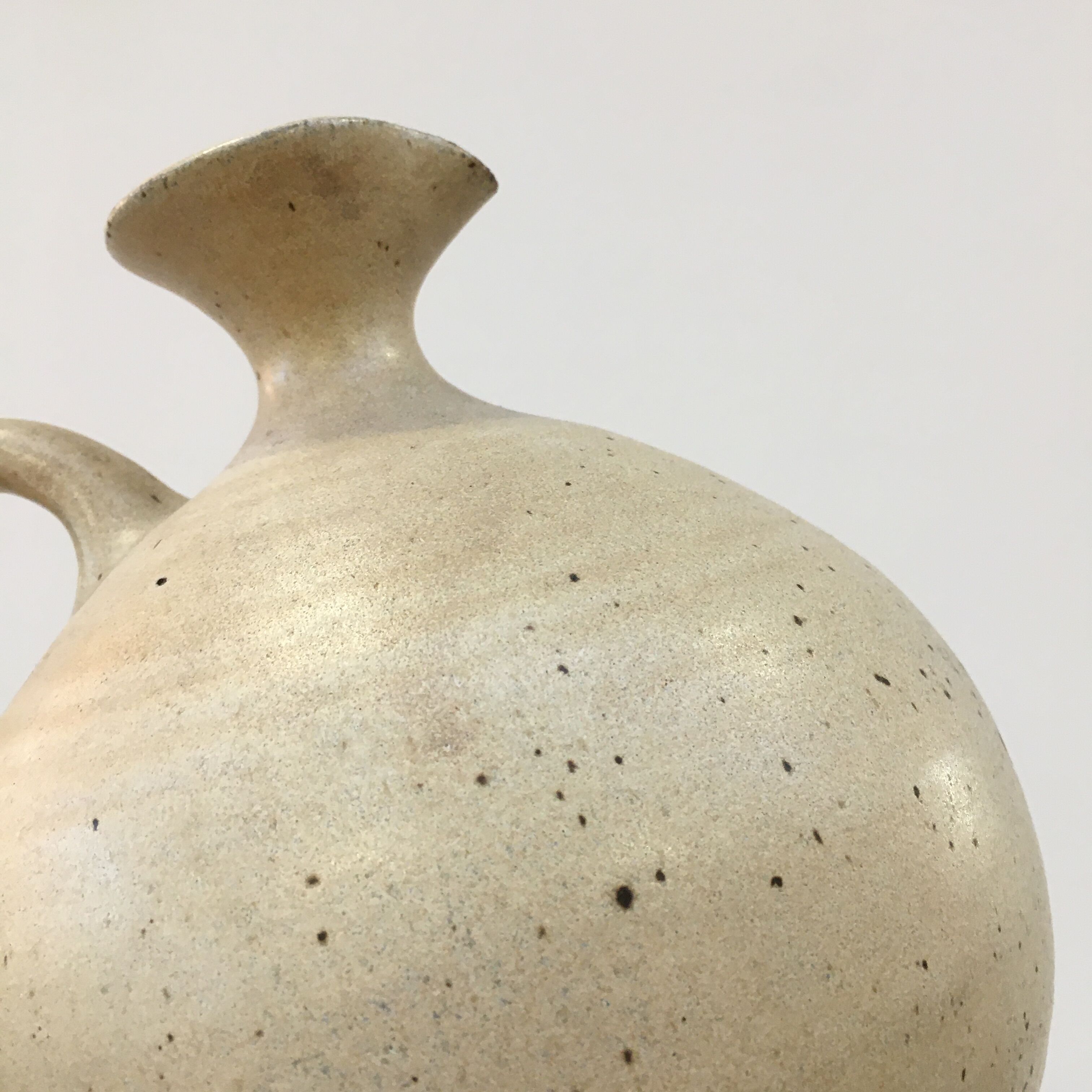 Large pyrite sandstone jug