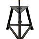 Black Industrial Workshop Swivel Stool, 1960s