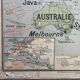 Old school map Vidal-Lablache 21, Mézières T15, 1900 Oceania