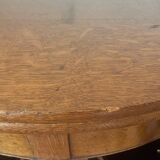 Half moon console-side table