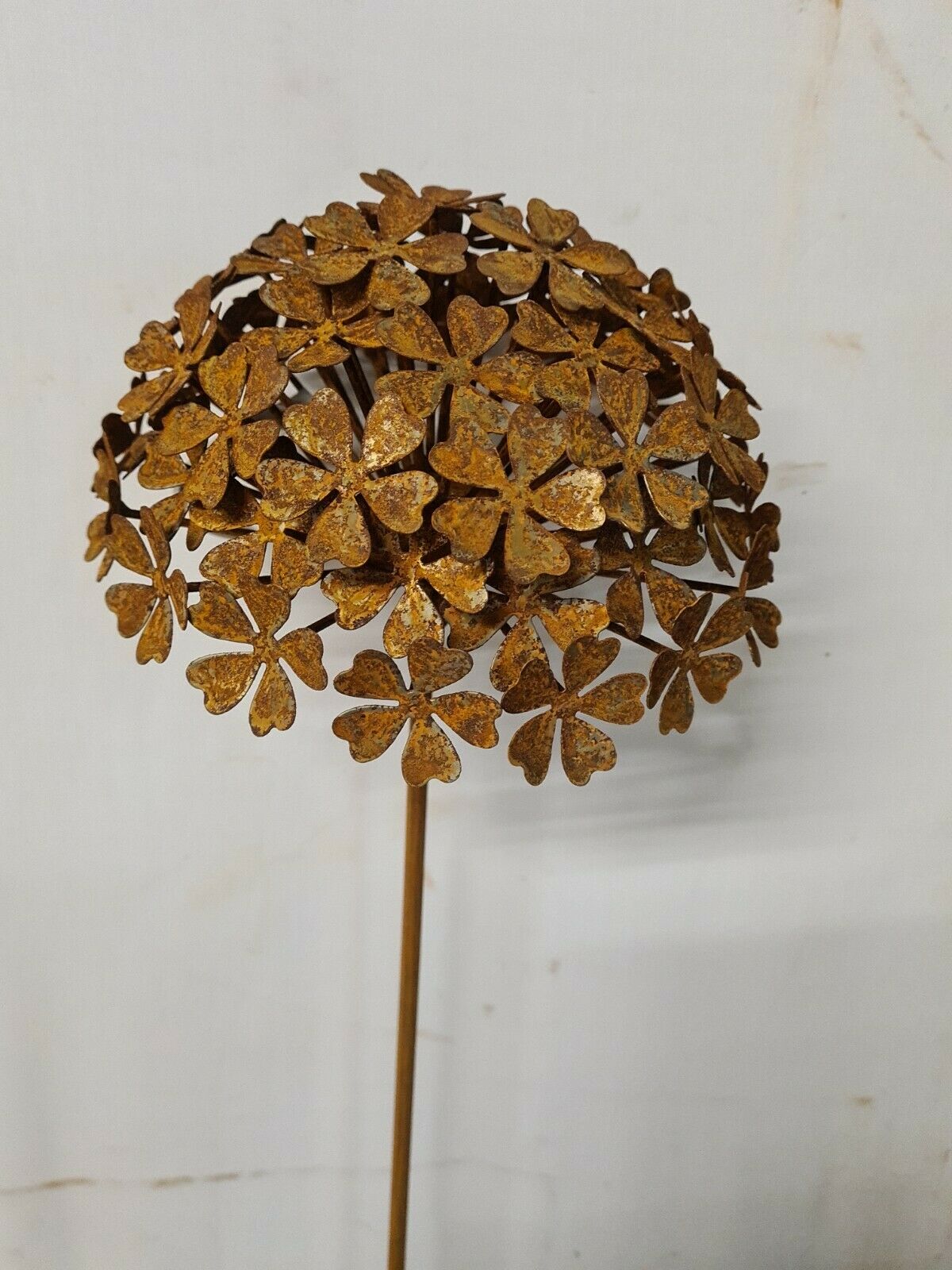 Wrought iron flower hydrangea , garden decoration
