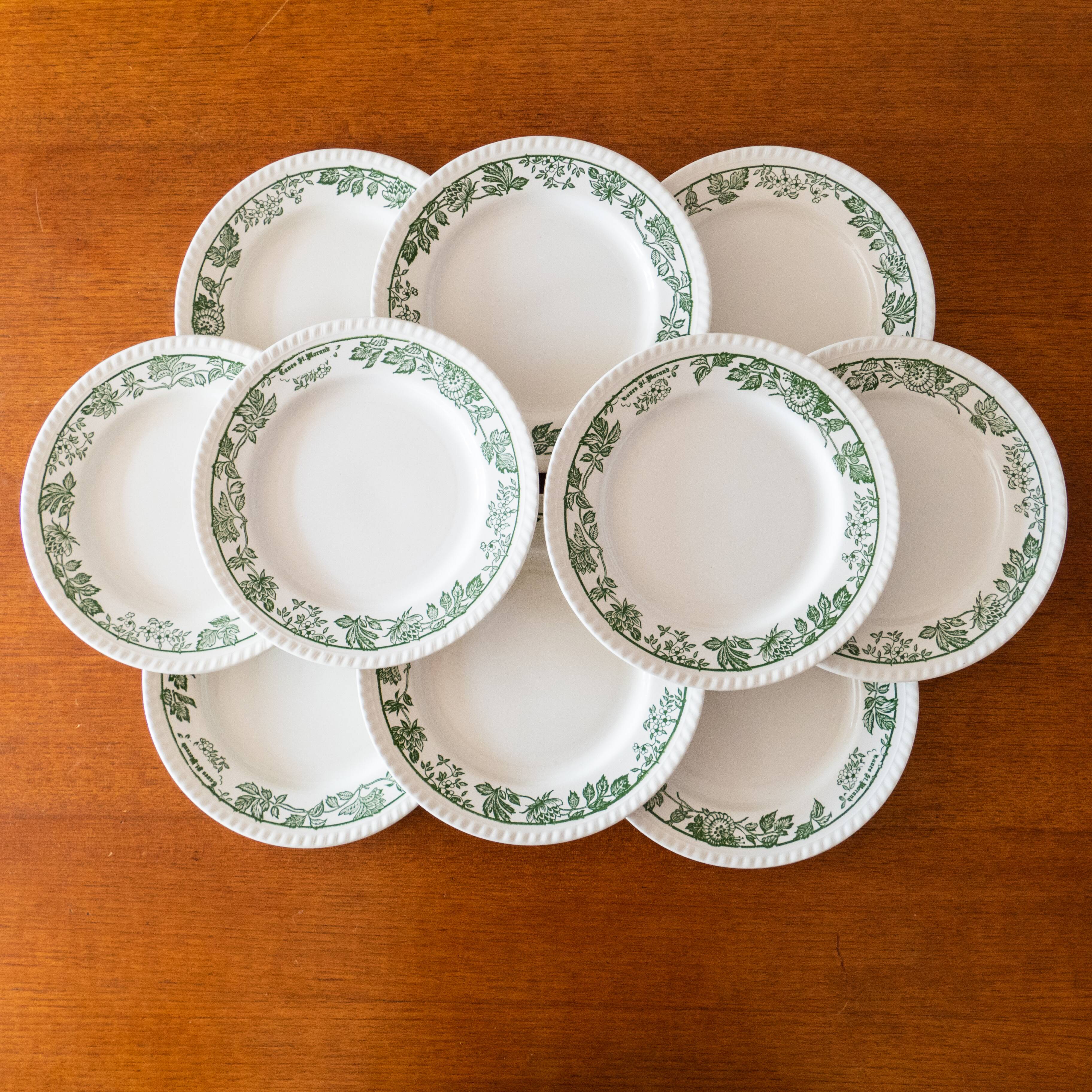 10 flat plates Caves St Morand