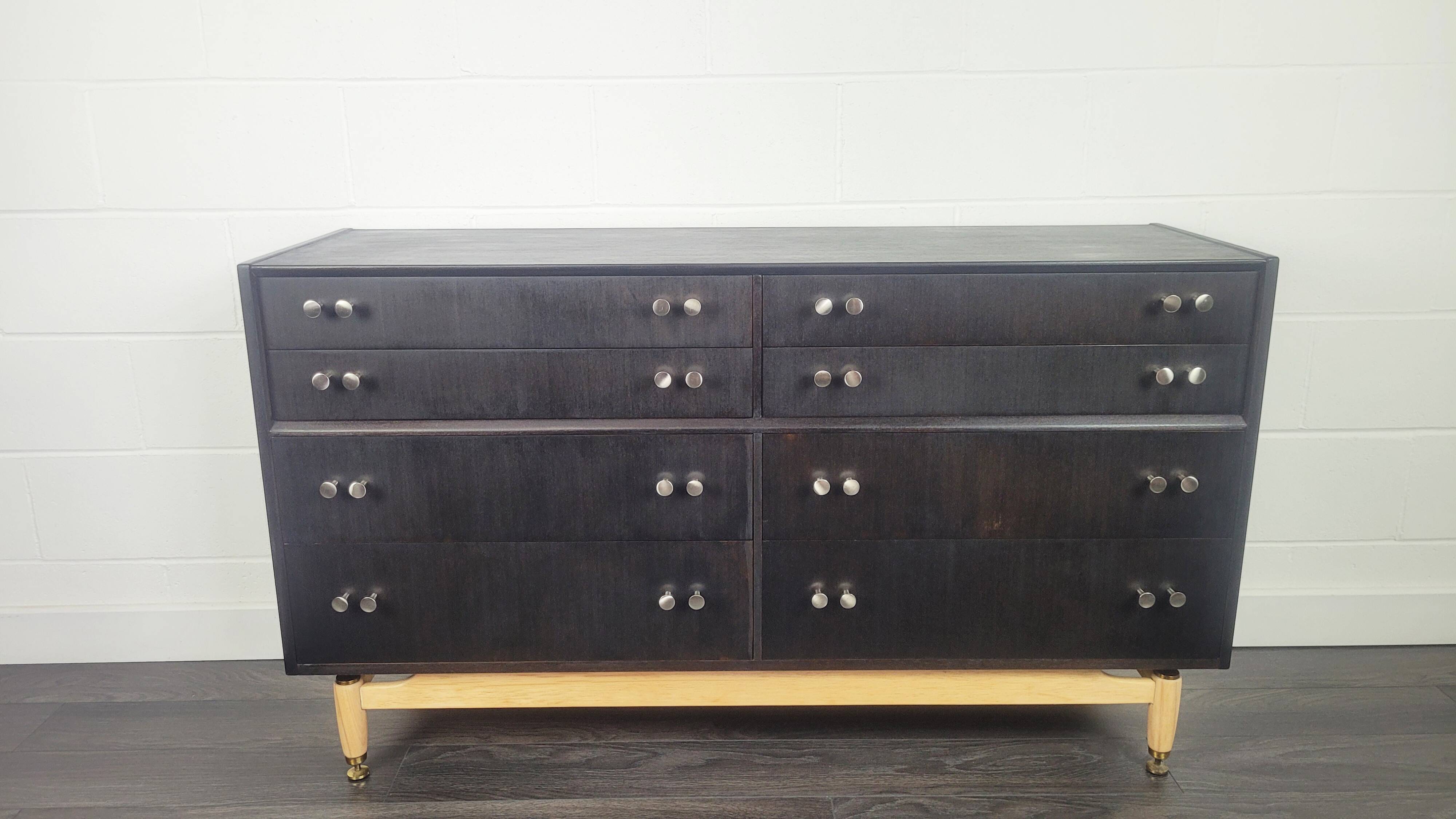 G-Plan Black Double Chest of Drawers, 1960s