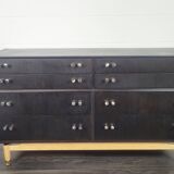 G-Plan Black Double Chest of Drawers, 1960s