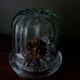Pair of old fluted glass molds. Kouglof molds / Jam molds