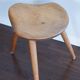 Norweigian pine stool for Norsk Husflid, 1950.