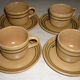 Pair of 2 Savoie Sarreguemines cups and saucers