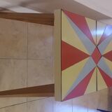 Table low vintage formica wooden