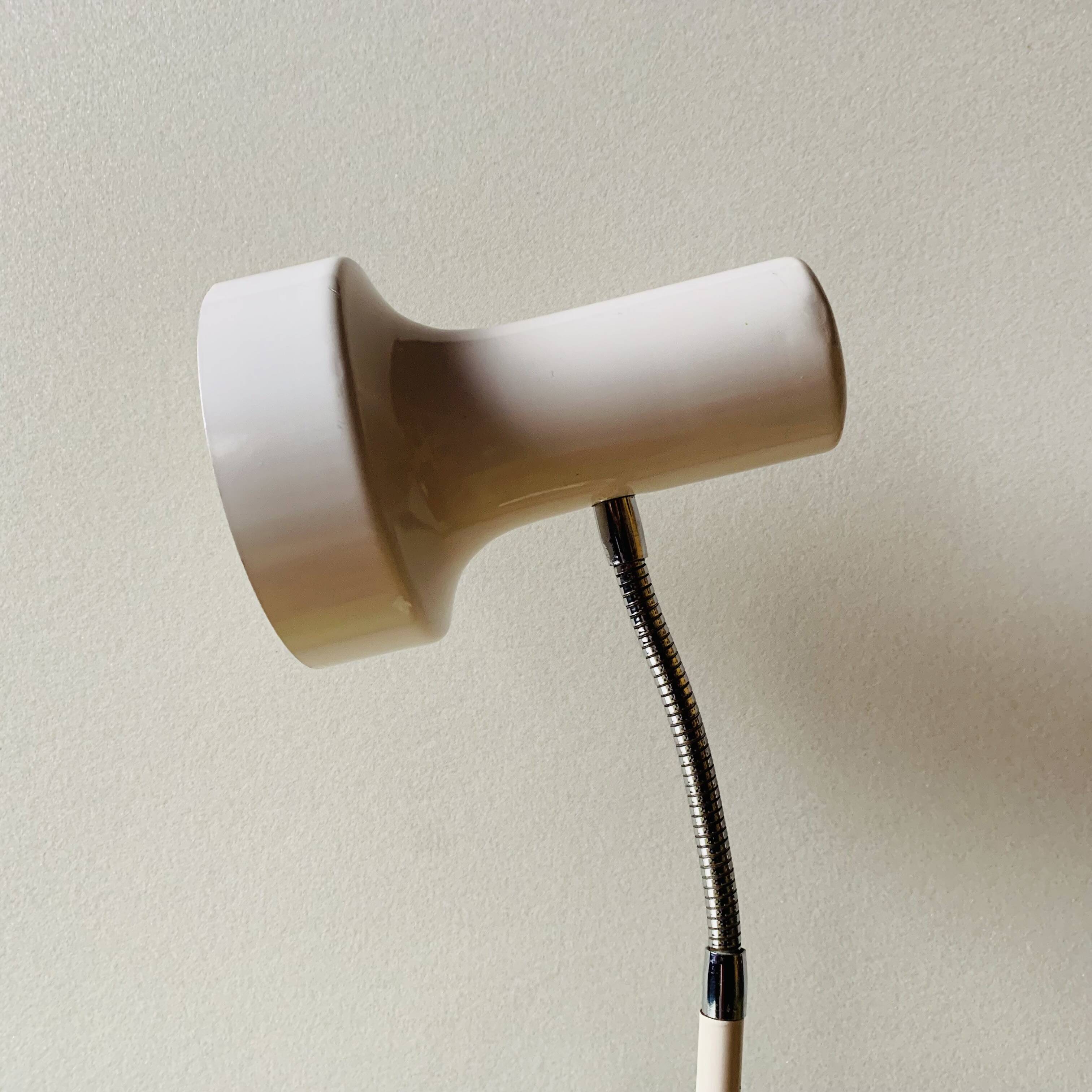 Vintage white bedside lamp