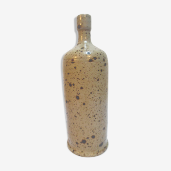 Speckled stoneware bottle
