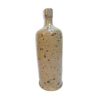 Speckled stoneware bottle