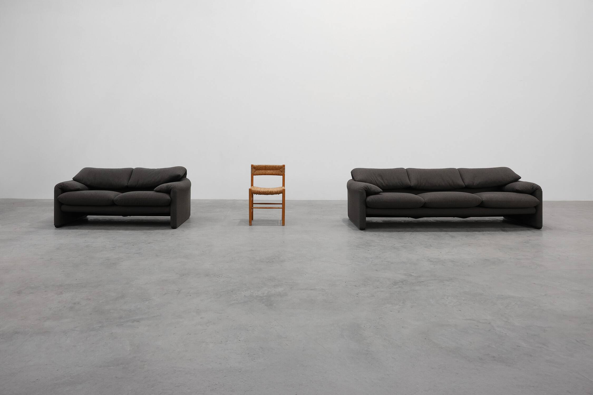 Cassina Two‑Seat Sofa by Vico Magistretti, Italy, 1990