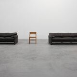 Cassina Two‑Seat Sofa by Vico Magistretti, Italy, 1990