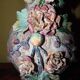 Slip vase, ceramics, late nineteenth century