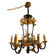 Lustre Naturaliste Aux Oiseaux, Fleurs Et Feuillages