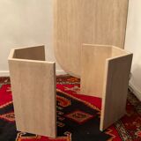 Travertine coffee table from the 70s-80s