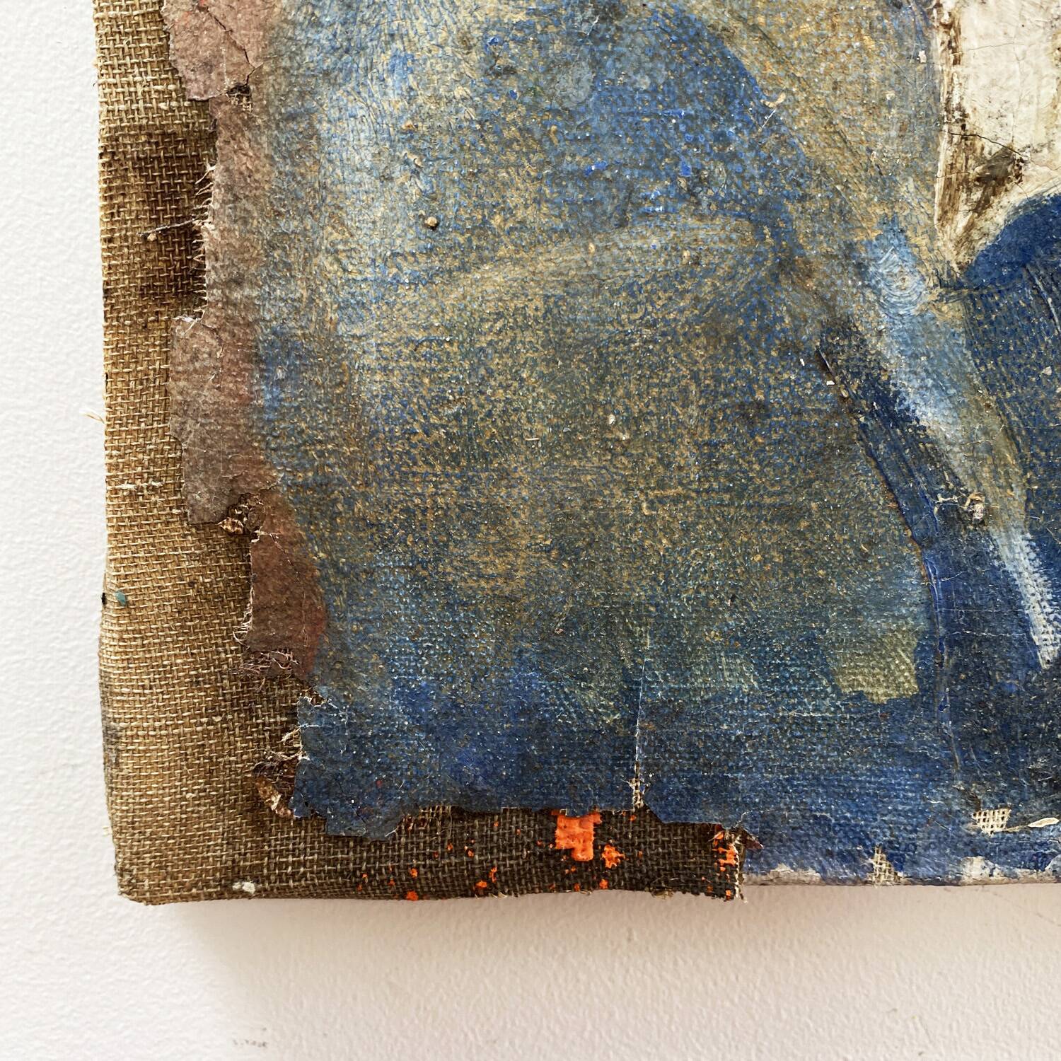 30's painting "The dreamy little girl"