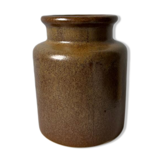 Ancient mustard pot in sandstone H:12cm