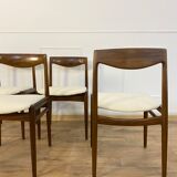 Suite of 4 vintage chairs Lübke