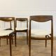 Suite of 4 vintage chairs Lübke