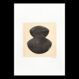 Painting on paper, dated and signed without frame