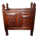 Wedding chest Afghan XIX folk art furniture carved wood