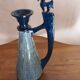 Signed glazed ceramic ewer