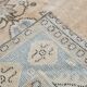 6x10 Pale Orange & Blue Vintage Rug 192x314Cm SK 21428