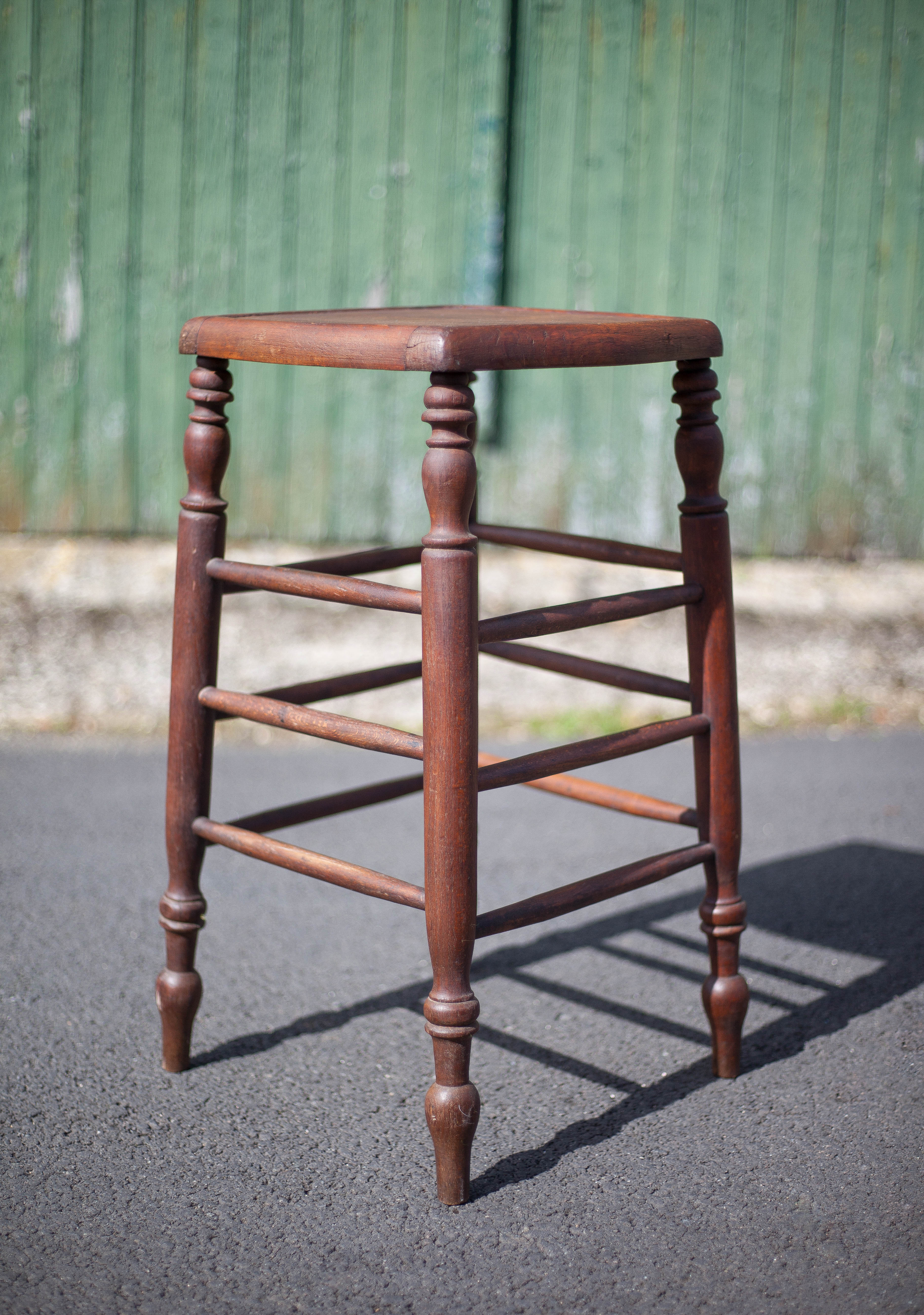 Wooden stool, bar stool