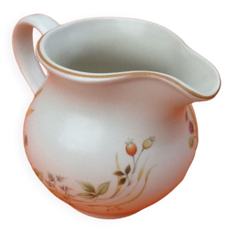 Pichet / Pot à lait Céramique  Décor floral Harvest 1418  Made in Great Britain