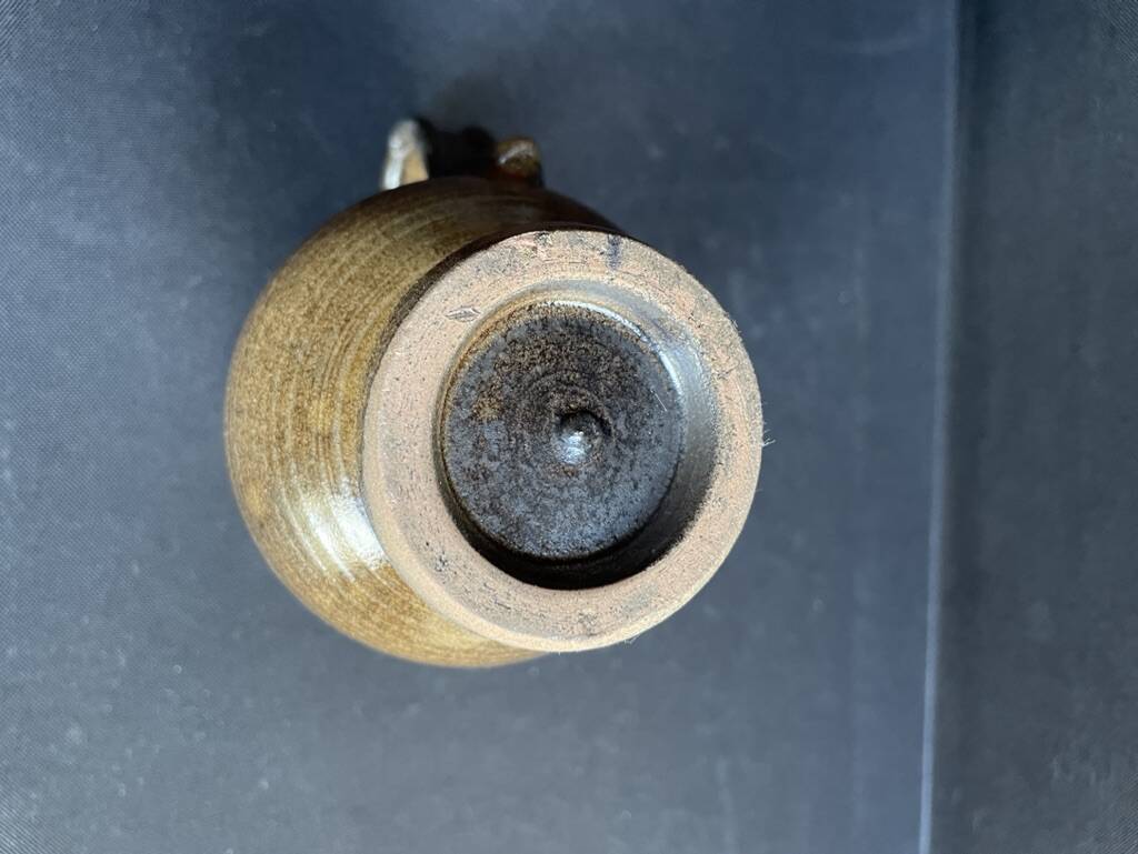 Terracotta pitcher signed Jean Marais - Vallauris