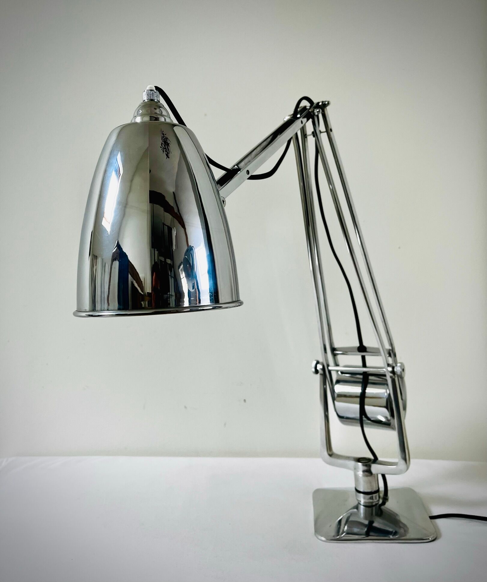 Chrome Giso Gispen "Rooney" desk lamp / Anglepoise