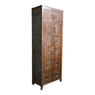 High cabinet 12 doors