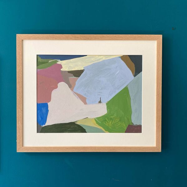 Acrylique sur carton